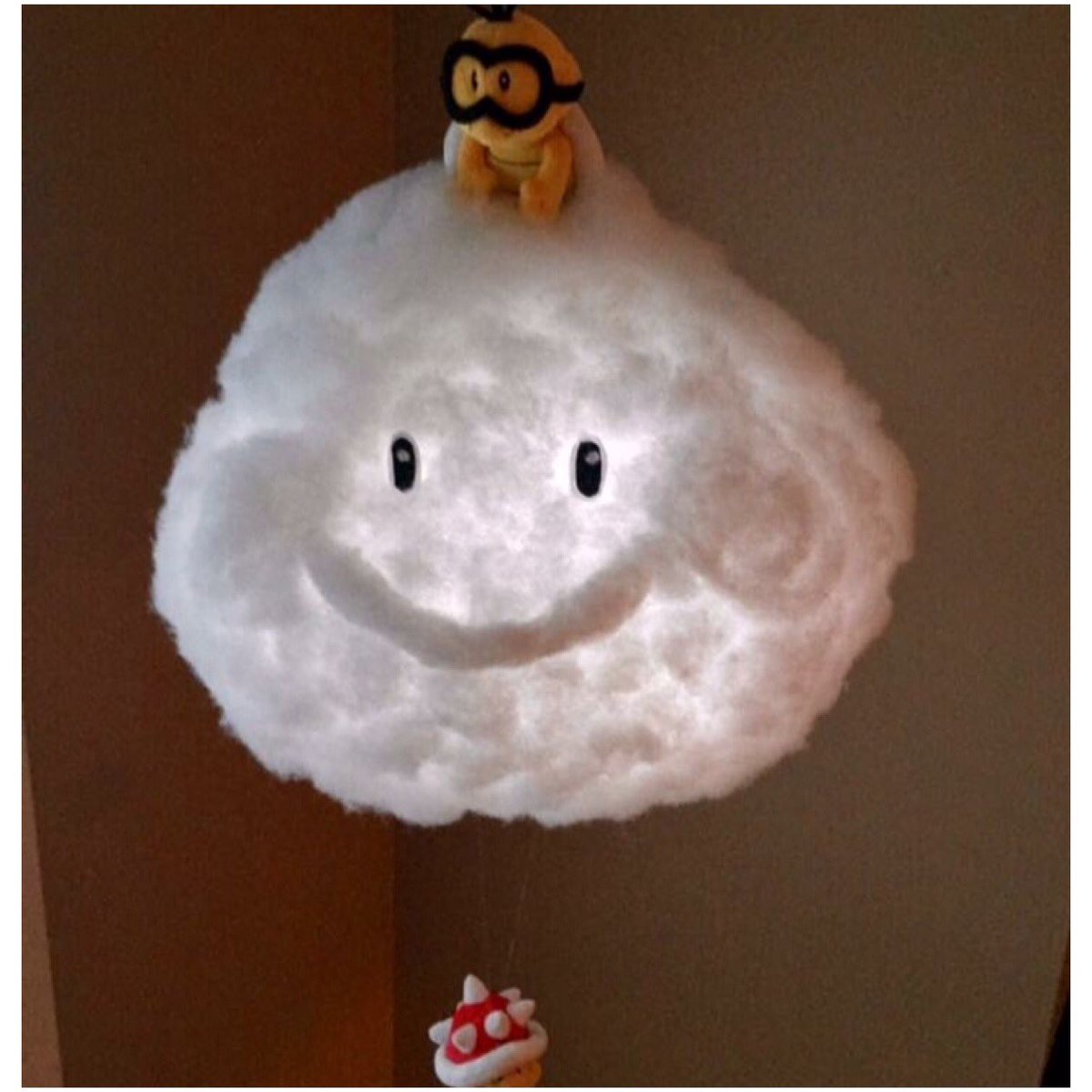 melanienathan's tweet image. What I make in my spare time ☁️ #cloudlights #yeg