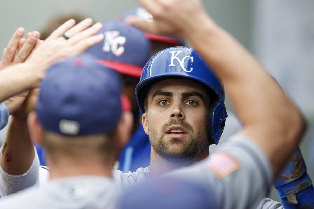 Whit Merrifield homers on the 1st pitch of the game at Seattle. 7th HR of the season for him. Batting .293 for KC + leadoff hitter.