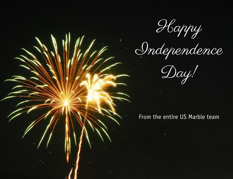 usmarble's tweet photo. We hope you had a great day celebrating the 4th of July with family and friends! https://t.co/XdInq3b7Bx