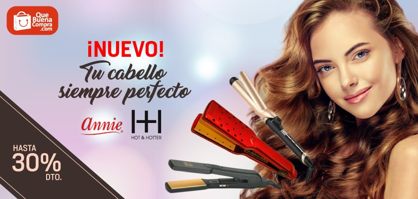 QueBuenaCompra's tweet photo. #QuéBuenaCompra Trae para el cuidado de tu cabello: Annie Hot and Hotter. 
Haz Tu Qué Buena Compra aquí https://t.co/fRvQ5z9E6m https://t.co/kh520Bna76