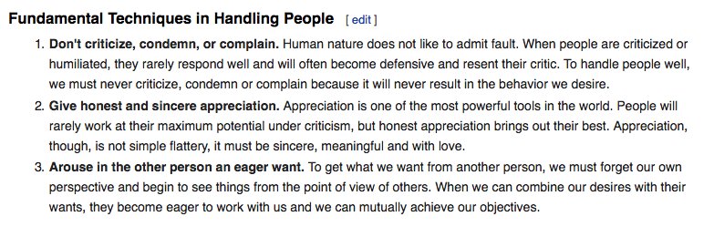 gcouros's tweet photo. Fundamental Techniques in Handling People (From how to "Win Friends and Influence People") https://t.co/w6C6p1TUXN https://t.co/X3JLZ4zf1S