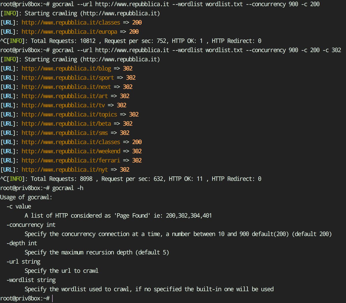 dzonerzy's tweet photo. gocrawl - HTTP and HTTPS crawler written in go https://t.co/W2GgsD5Yoh #myfirstgoproject #dailytool #gocrawl #native https://t.co/z212TJH86o