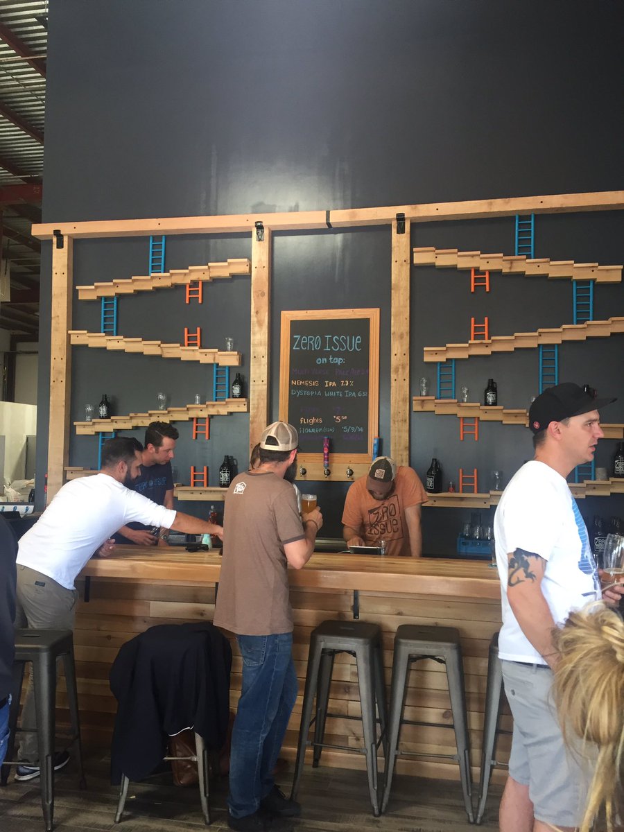 So happy to be invited to the <a href="/Zeroissuebeer/">Zero Issue Brewing</a> soft open. The beers aren't soft that's for sure! Great job guys! #seeyousoon #ABBEER
