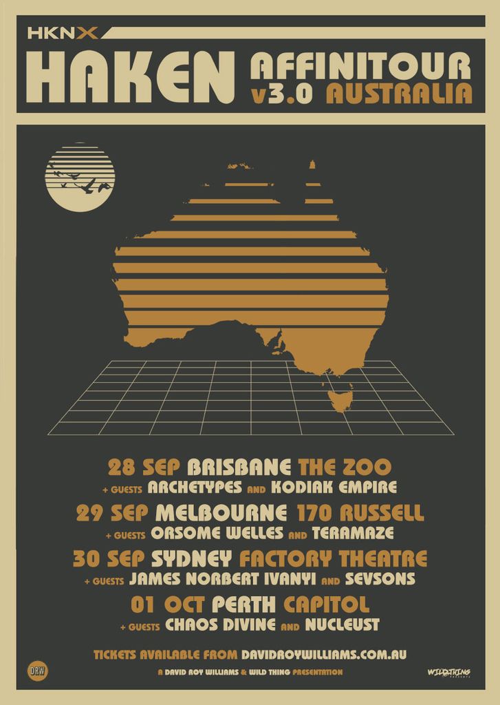 wildthingpres's tweet photo. #Haken #AFFINITOUR #Australia 2017
TICKETS ON SALE ➤ https://t.co/DgQChqOMP2
#thezoo BRIS
#170russell MEL
#FactoryTheatre SYD
#Capitol PER https://t.co/z9jBWpkj6H