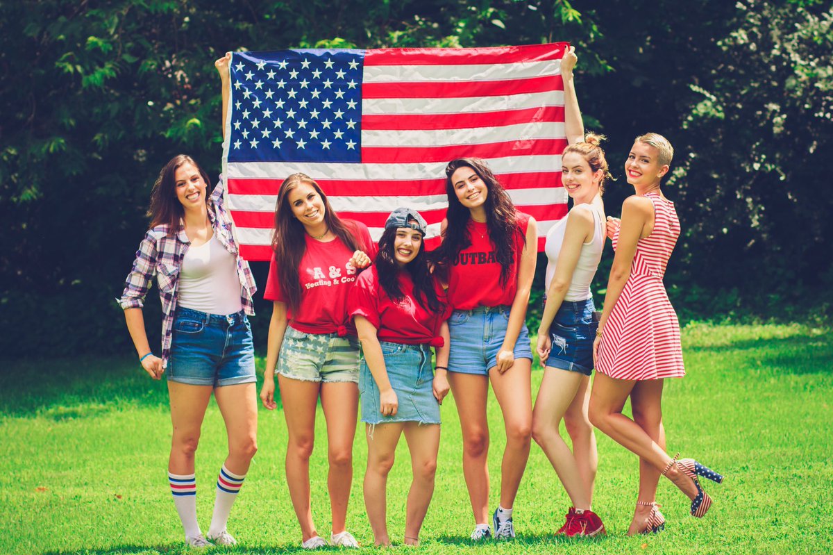 Happy 4th of July from your favorite patriotic sisters.