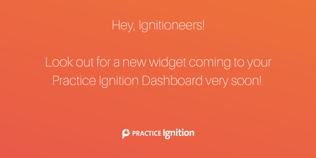 ignitionapp's tweet photo. Hey #Ignitioneers! A new widget is coming to your PI dashboard very soon - keep an eye out :) https://t.co/v1COTNUocv