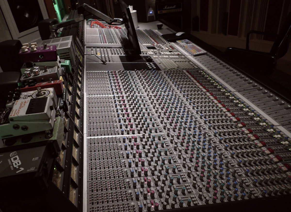topfloorstudios's tweet image. Our beloved @solidstatelogic 6000 desk, with an assortment of pedals we have ready for action. instagram.com/p/BWJAAWwhppc/