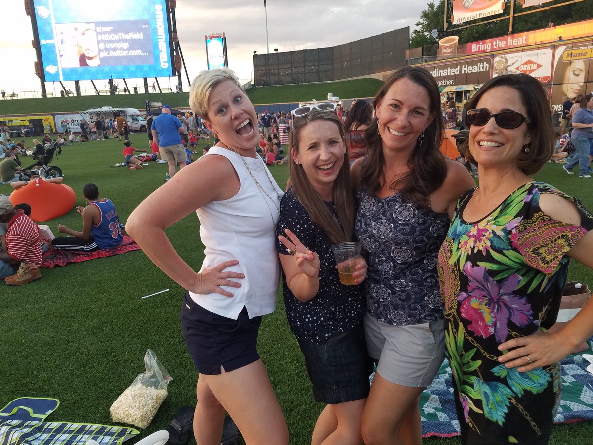 40 on the field at #4thonthefield <a href="/IronPigs/">Lehigh Valley IronPigs</a>