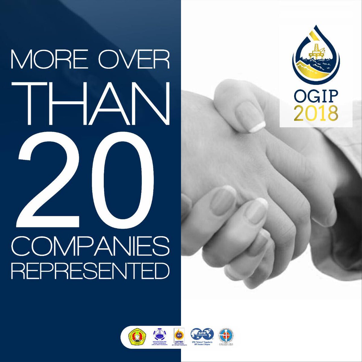 Last year OVER 20 Companies gave their support to OGIP 👏, such trust was granted to us because we present all of our event.