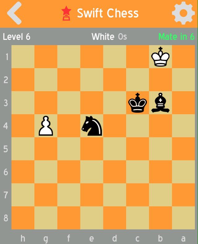 SwiftChess's tweet image. Mating with N+B is easier if you can stalemate the King!