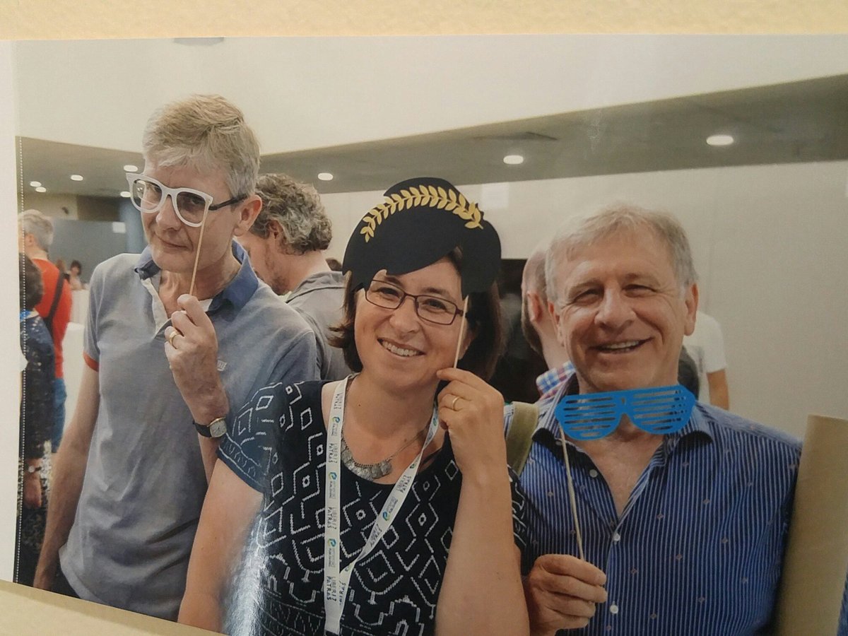 LIBEReurope's tweet image. The @learnRDM team caught on camera at #liber2017!