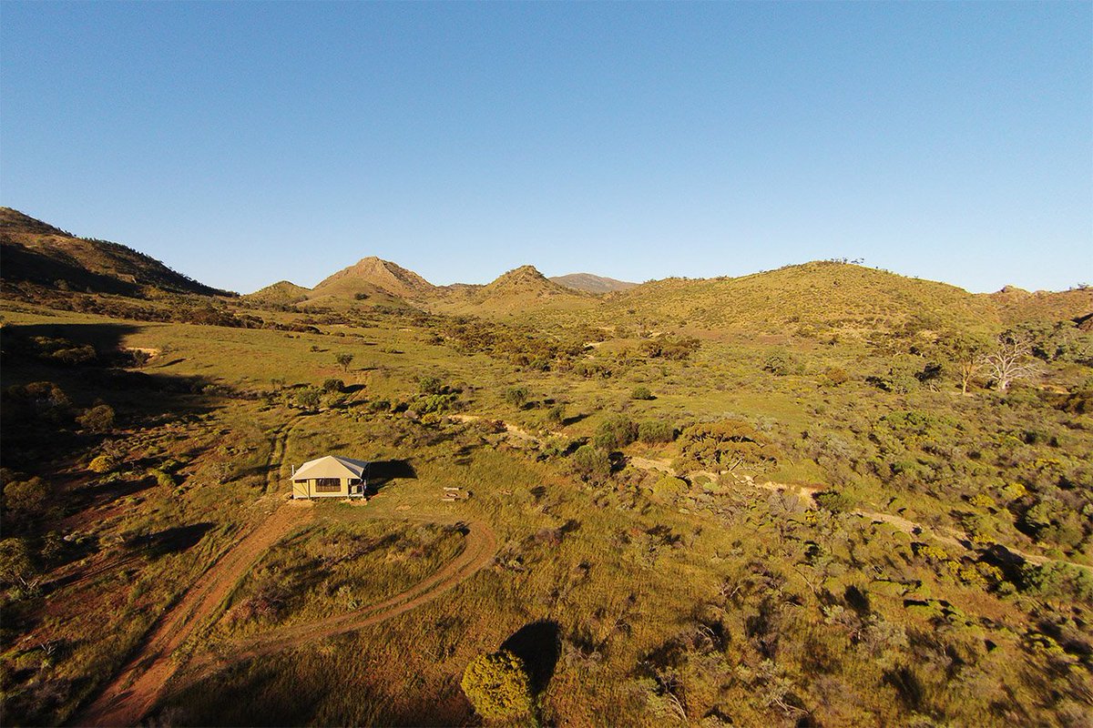 <a href="/EcoStructuresAu/">Eco Structures</a> latest client, Flinders Retreat. We love being able to provide the #Glamping experience in the most remote locations!