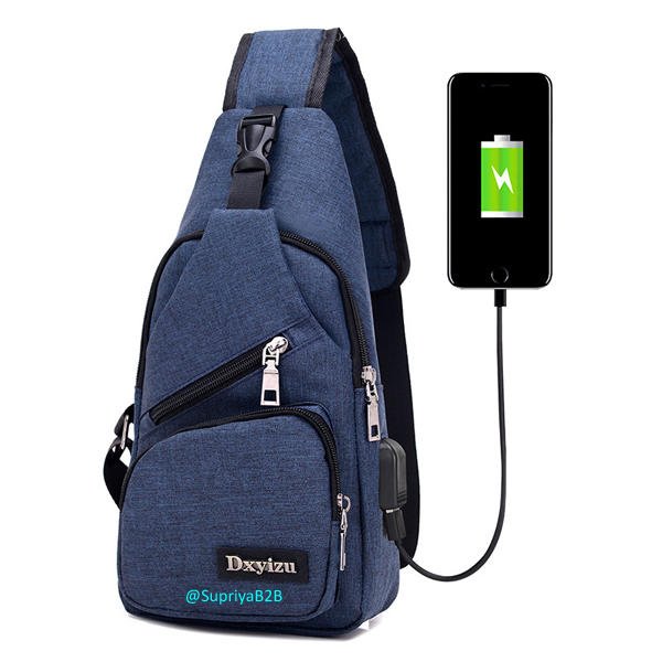 Supriyadevii's tweet photo. Men Casual Sling Bag Crossbody with USB Port
Ext USB Port: u can easily &amp;conveniently charge ur phone, tablet &amp;other devices w/o opening bag https://t.co/TDcYqFD3np