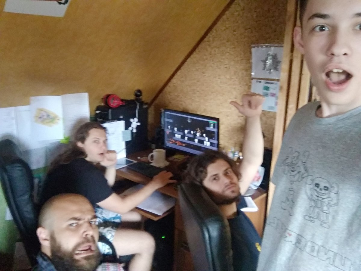 Anglainko's tweet photo. @EpicGameJam , thank you, guys, for such an amazing event! Next year we'll bring even more EPIC stuff! #EGJ4 #JustAssembledTeam #TeamBlue https://t.co/fLpuXax049
