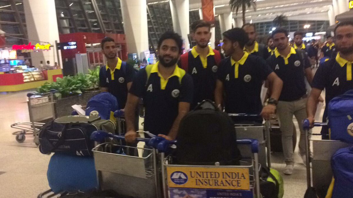 RealKashmir_FC's tweet photo. Team Ready for Scotland. https://t.co/nkaoeOx3Vh