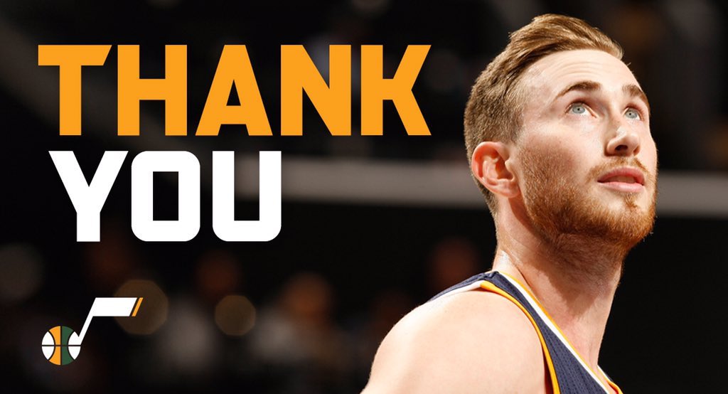 NBAPOLESFaX's tweet image. Thankyou @gordonhayward for all you did for the @utahjazz and the fans I had fun watching you.#Respect
