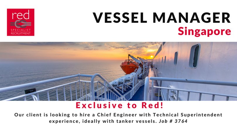 RedIsRecruiting's tweet image. #RedisRecruiting for Vessel Manager in Singapore.
Please click on the link to apply on our website - lnkd.in/fdxjhjQ