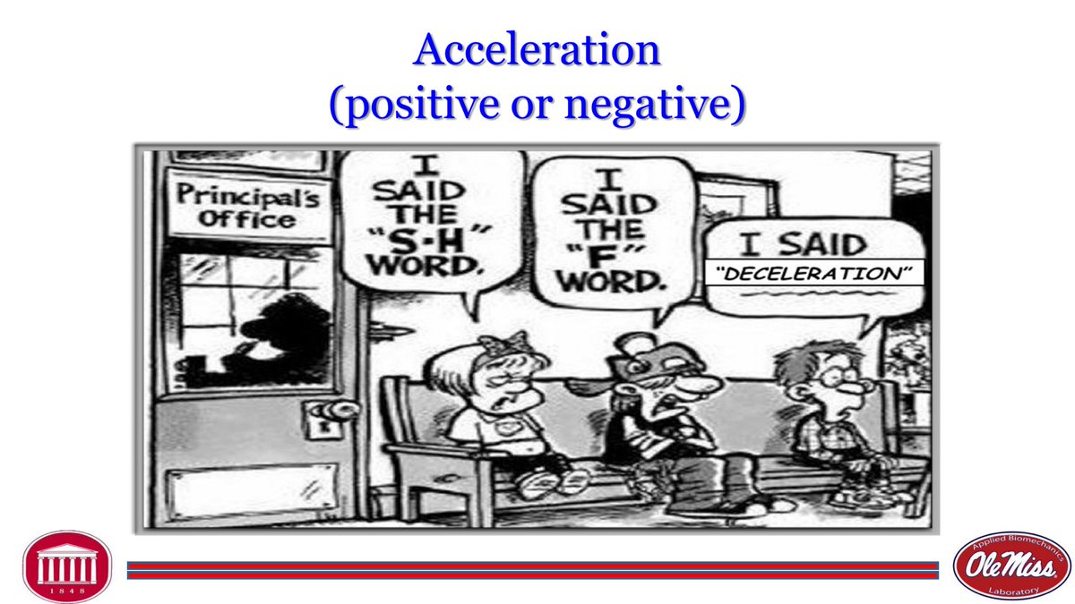 sjwilso13's tweet photo. Biomechanics lecture tomorrow on linear kinematics. Gotta love the physics puns. #negativeacceleration @neiltyson @drv https://t.co/Cf4usgYaAW