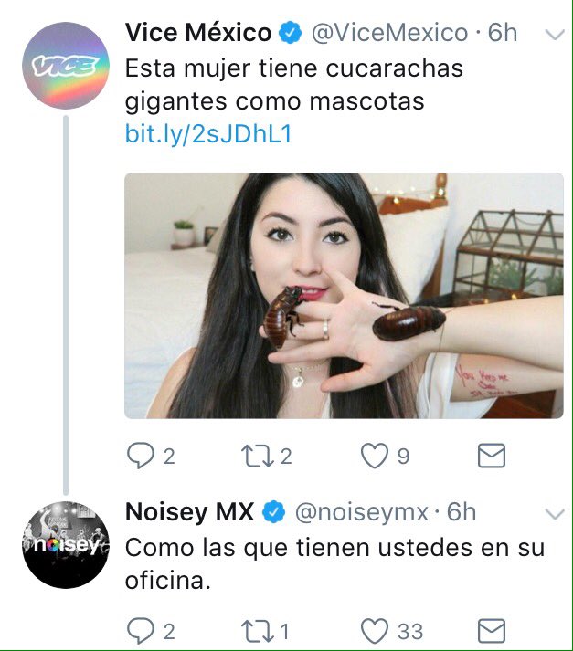 fabianvidal's tweet photo. Parece que esto significa #guerradetuits (también podría ser guerra de memes) entre @viceMexico y @noiseymx 😱😱😱😎 https://t.co/3VFt0nhqn7
