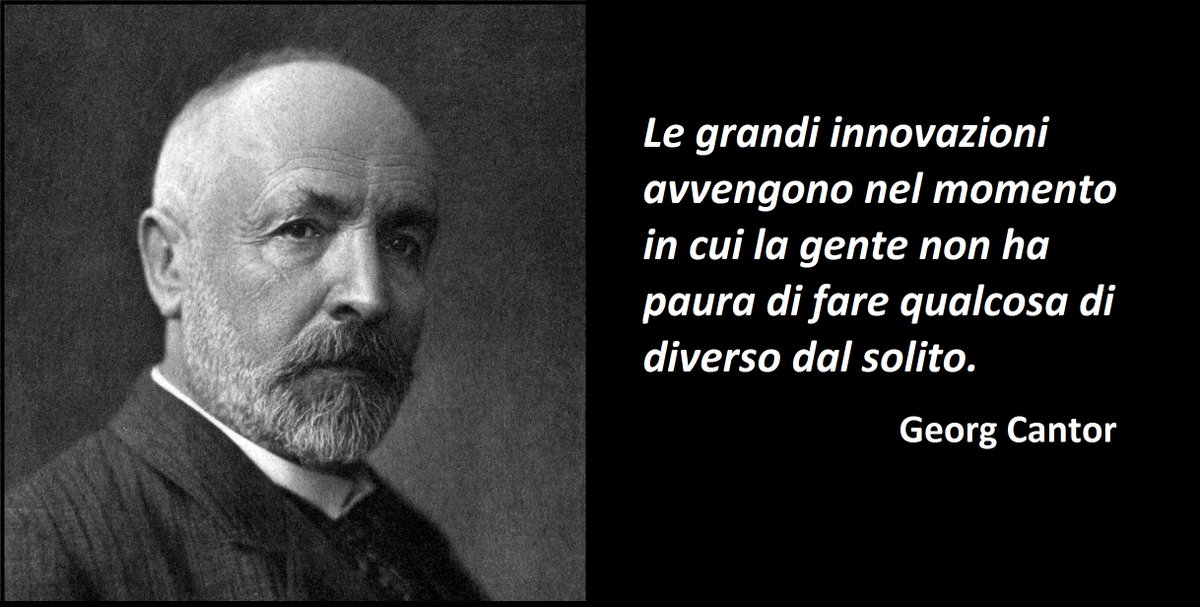 University2B's tweet image. #U2BQuote #GeorgCantor #Innovation #Studenti #Università