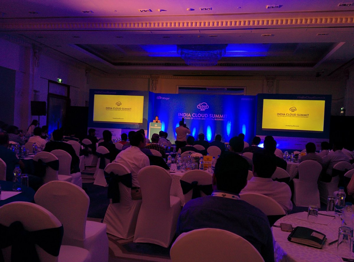 saasmush's tweet photo. #IndiaCloudSummit 2017 https://t.co/qULmCjsKQw