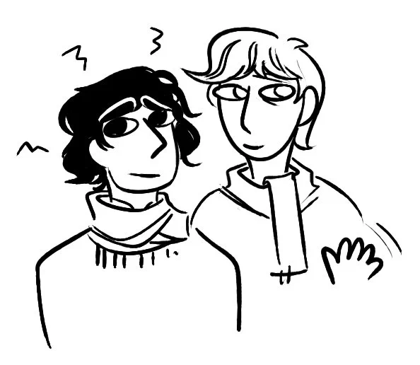tiny angry excitable frenchman and his even tinier boyfriend who is a literal cyborg 