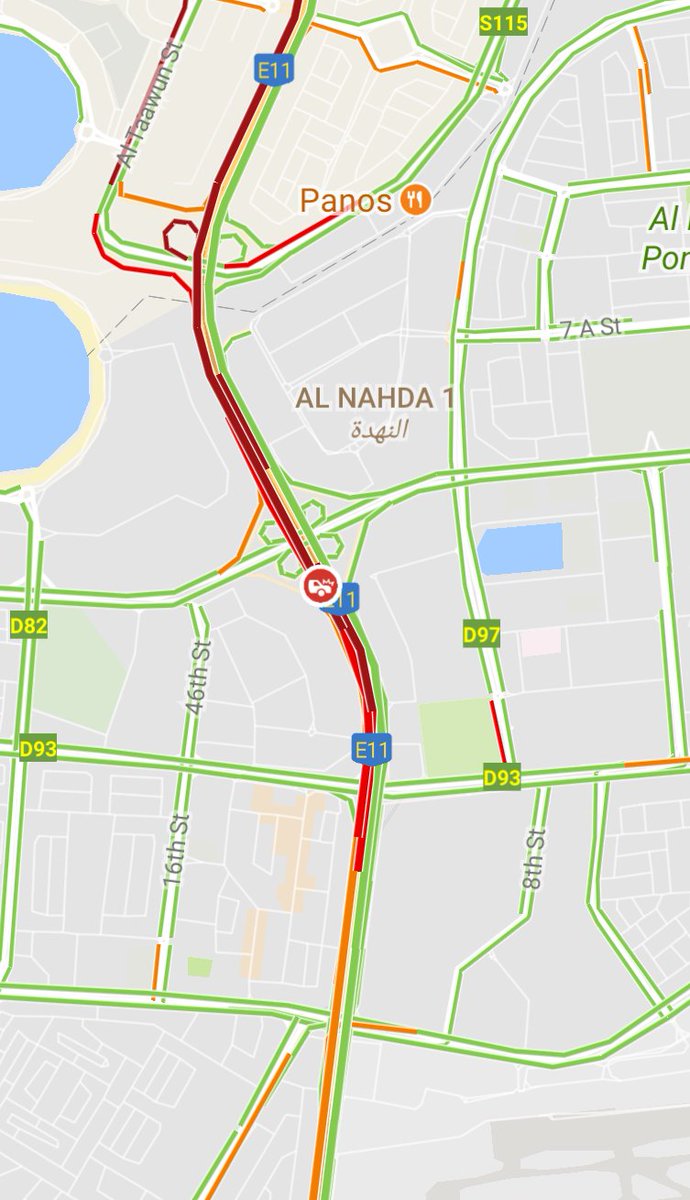 Trafficdxb On Twitter Accident On E11 Al Itihad Rd Before Al