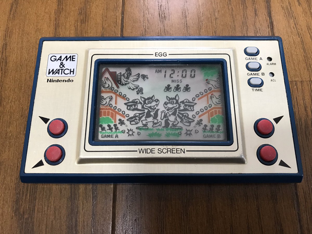 ゲームウォッチ、ミッキーマウスは版権の関係で北米にてeggと名前を