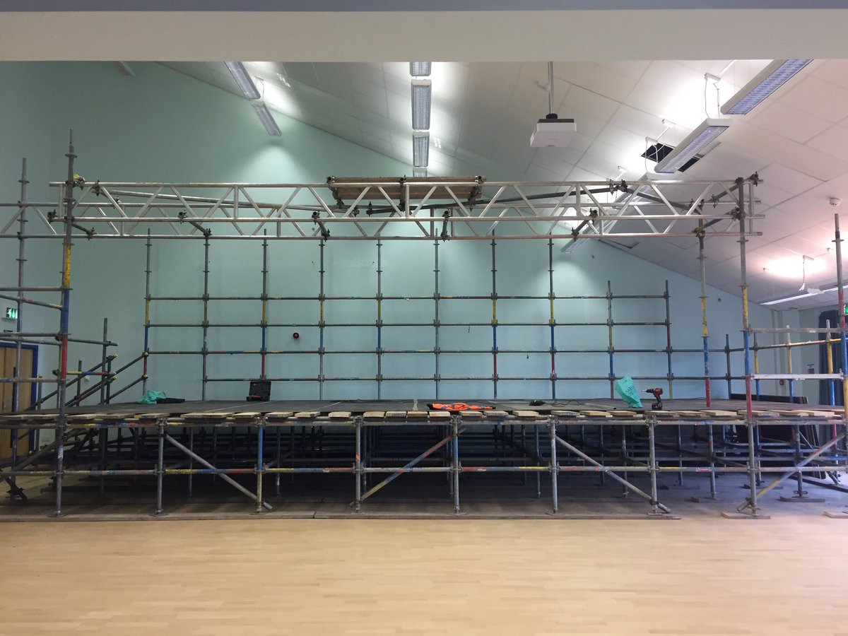 Thanks <a href="/SwaleScaffold/">Swale Scaffolding </a> for our huge stage FAME the Musical <a href="/SFX_School/">SFX School</a> 12-14 July tix at Reception