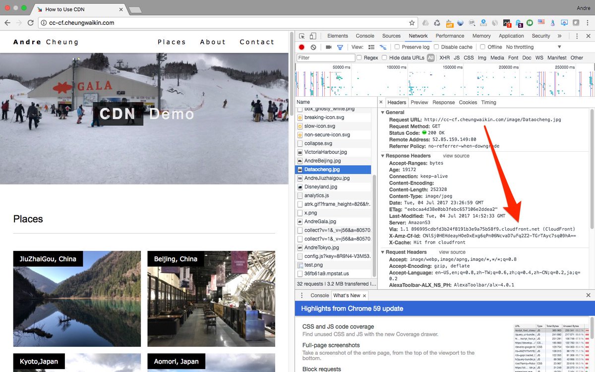 ChinaCache empowers customers to distribute traffic among multiple CDNs. This eg send non-China users to Cloudfront