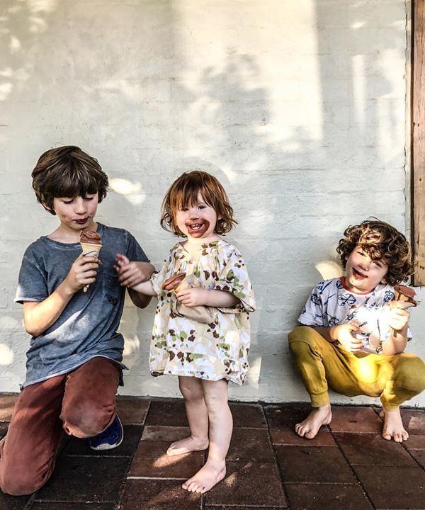 OlliElla's tweet image. When your face matches your dress #chocolateproblems ☝🏼