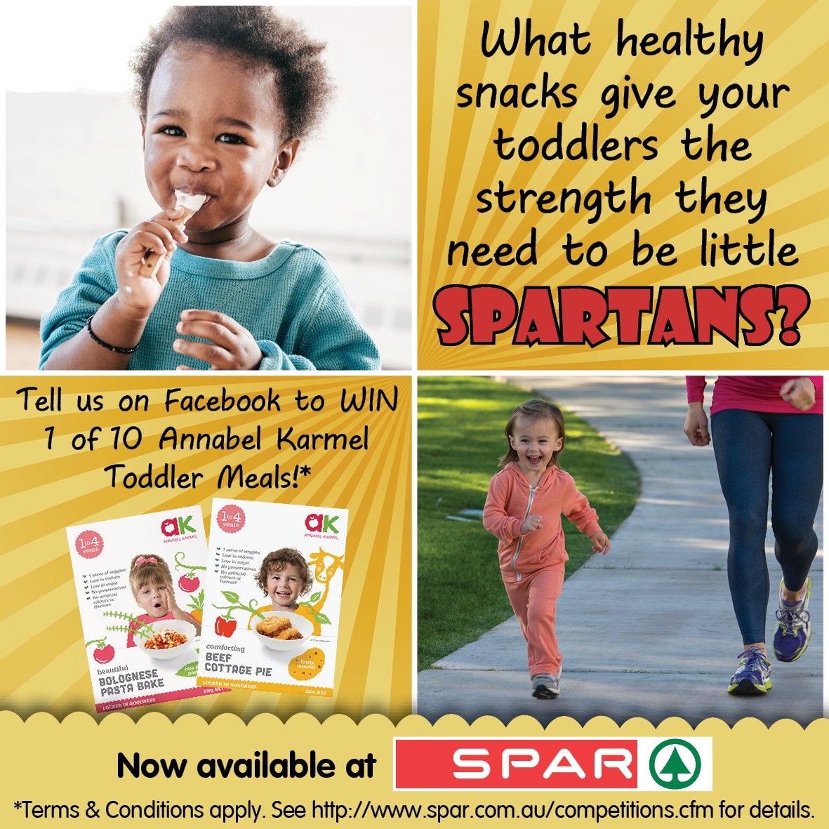 What do YOU feed ur Little SPARtans? Check out our FB page for ur chance to WIN 1 of 10 <a href="/annabelkarmel/">Annabel Karmel</a> Toddler Meals goo.gl/m3aypR