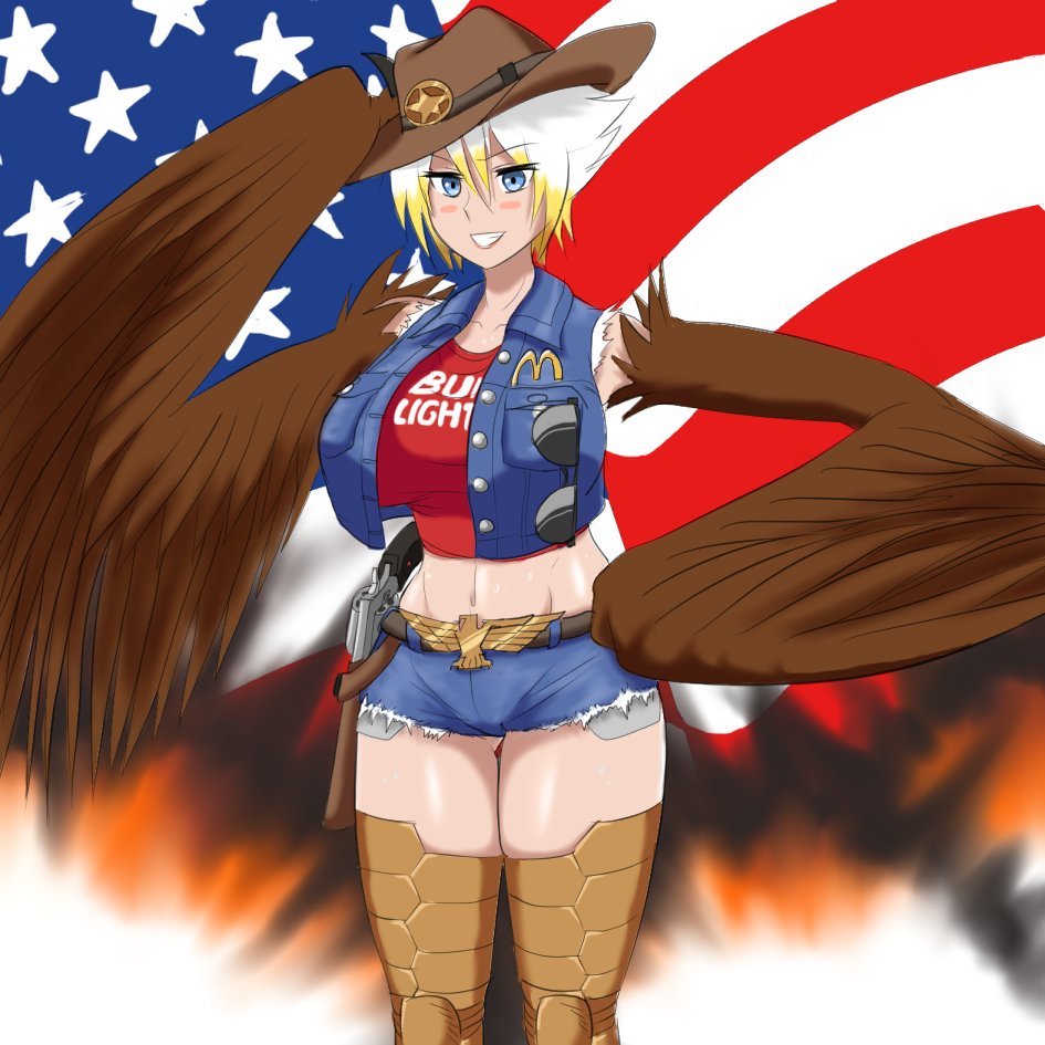 ALoneGreyKnight's tweet photo. America fuck yeah #July4th #murica #streamdrawing https://t.co/cSLUaswTtY