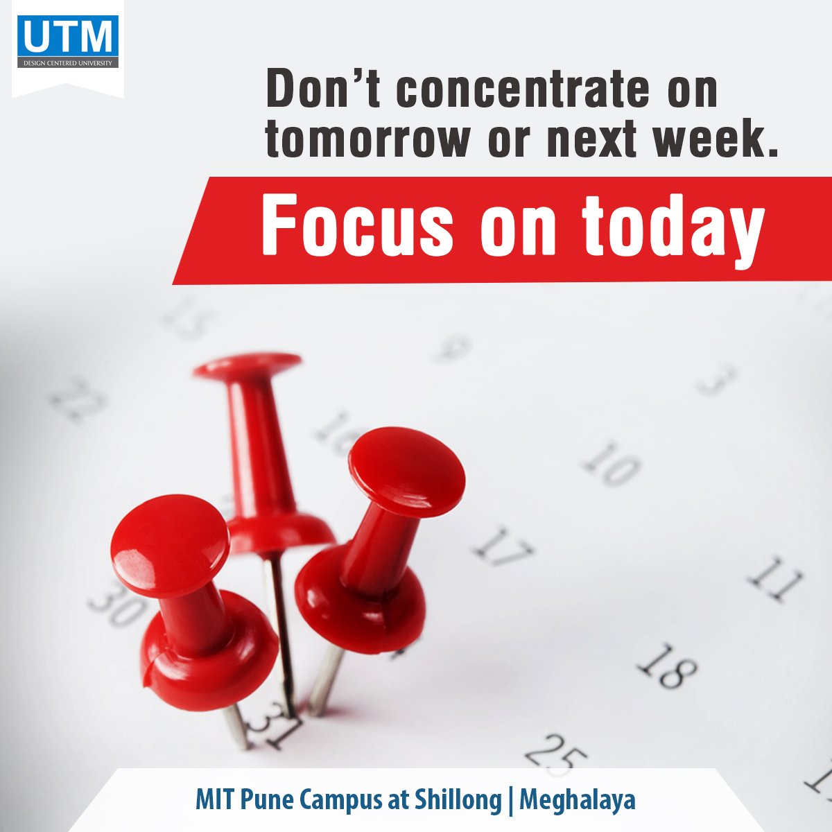 Because what you do today will shape your tomorrow. Let us be your partner through this journey! :) #StudyAtUTM