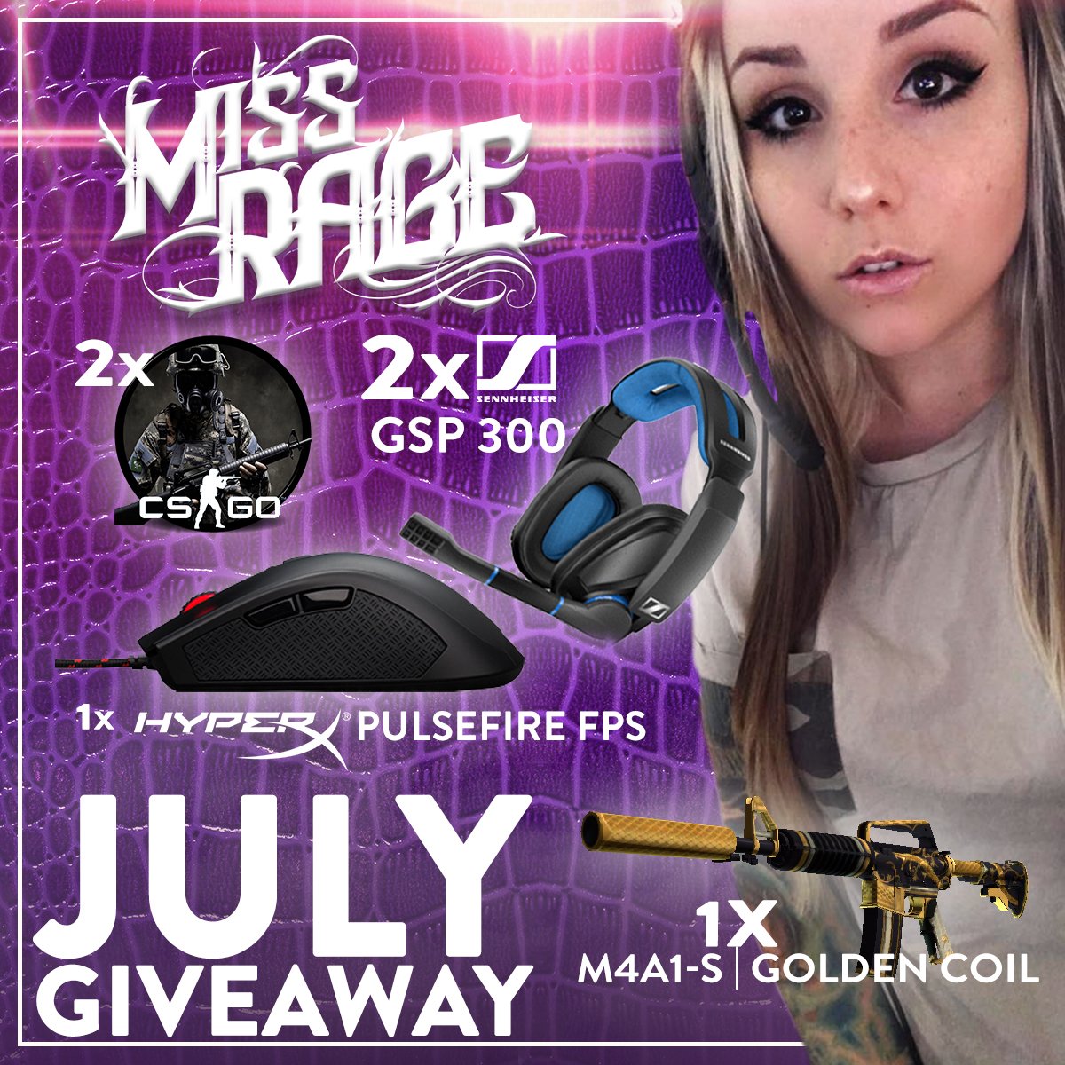 missrage's tweet image. July giveaway guys!!!😍😍😍
enter here: gleam.io/kLqv2/miss-rag…
gl everyone 🍀
