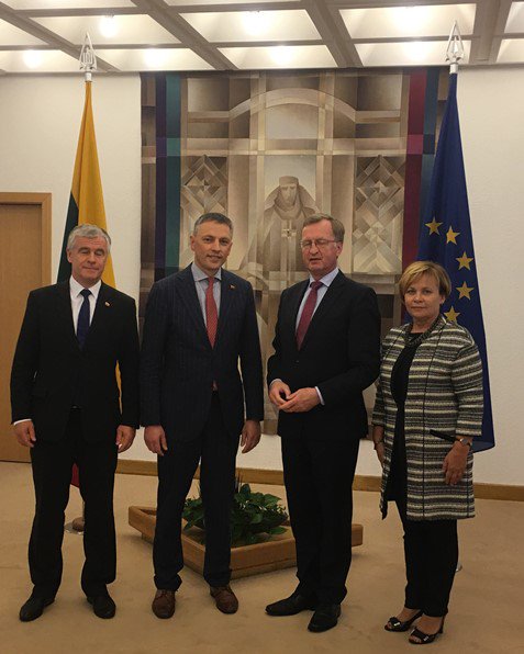 vbakas's tweet photo. Meeting with @NATO general secretary assistant Policy of defence and planning Heinrich Brauss. https://t.co/Q75L58gjr7