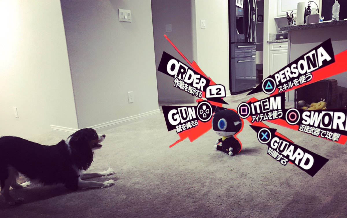 Gus and Morgana are not getting along. #Persona5