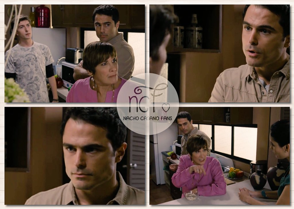 NachoCasanoFans's tweet photo. @MiMaridoFamOf ... La relación entre #Hugo y #Bruno cada día va de mal en peor! Lo bueno que Hugo @nashcasan defendió a #Diana @barbaraig https://t.co/0TmhmR4mpF