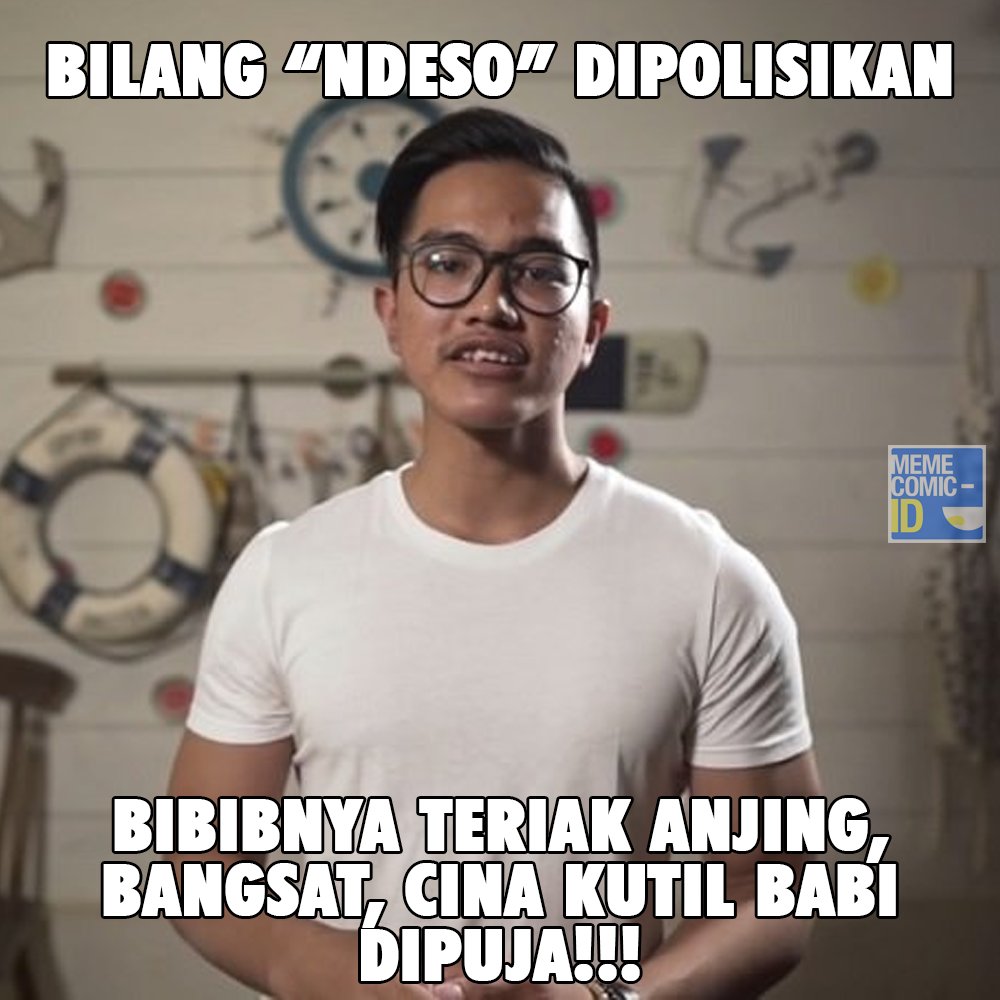 Meme Comic Indonesia On Twitter Musuh Mereka Bukan Kaesang Musuh