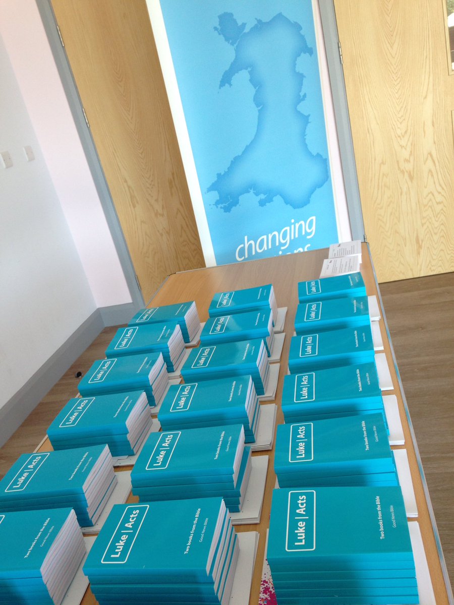 Mission to Wales starts Tomorrow! 
Resource packs ready, <a href="/biblesociety/">Bible Society</a> <a href="/NewWineCymru/">New Wine Cymru</a> #theturning #missiontowales #exciting #LukeActs