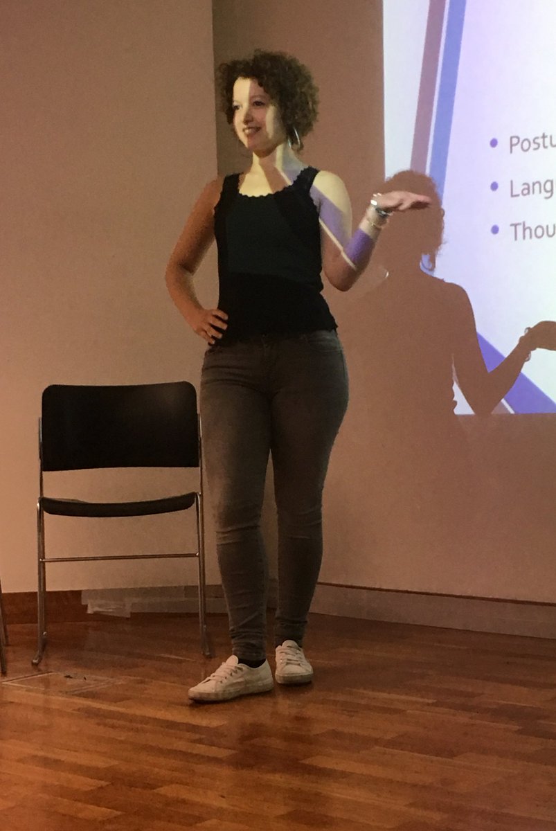 CareersUAL's tweet photo. "Think about how you would stand, sound &amp; think if your confidence was sky high, then try doing it" @UniqueImageLond #GradFutures https://t.co/dQ1JpKVvb7