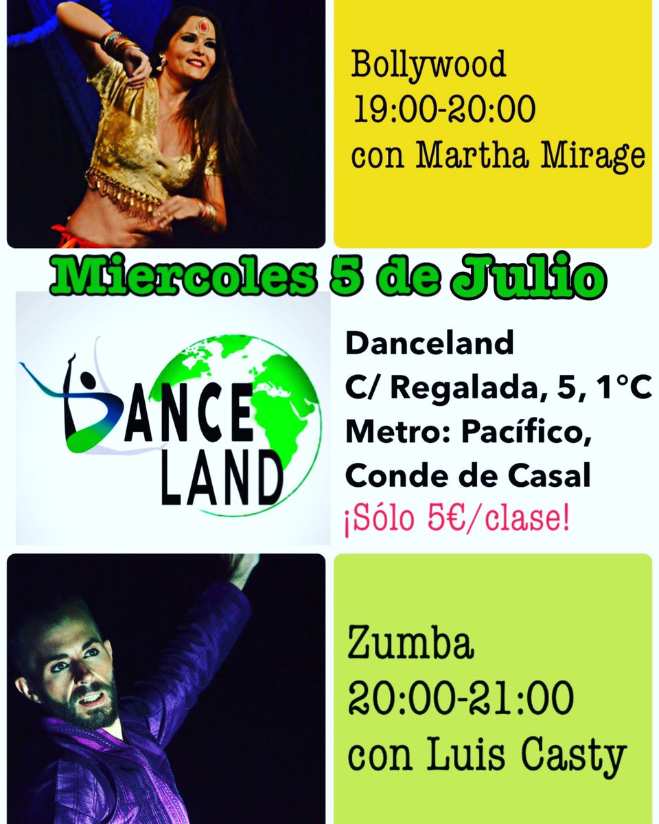 danceland_mad's tweet photo. #danceland #bollywoodmadrid #zumbamadrid #planesvacaciones #madridbaila #pacíficodanza https://t.co/CmhM3Eqz3l