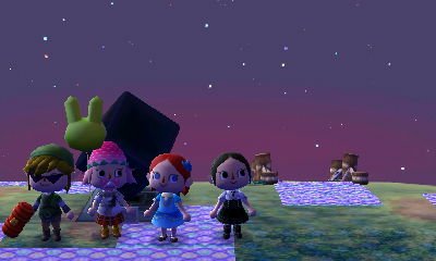 DemonLevoxeon's tweet photo. me &amp; my friends ed nolo and marissa in ACNL #ACNL https://t.co/wAKbVs0m2y
