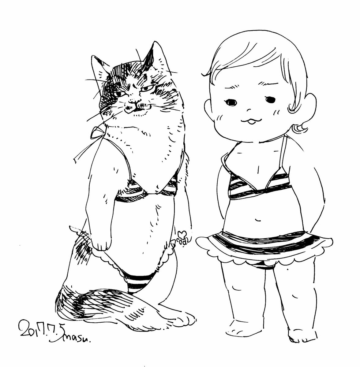 よくわからん感じになった #ビキニの日 