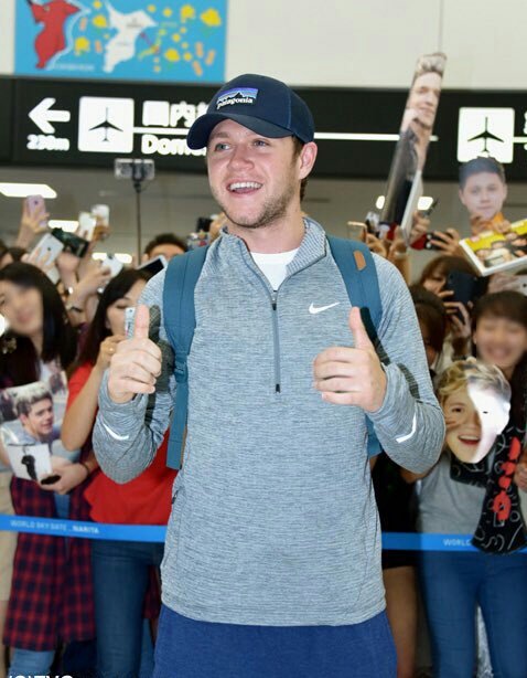 OneDXFactor's tweet image. Niall ieri in Aeroporto in Giappone
