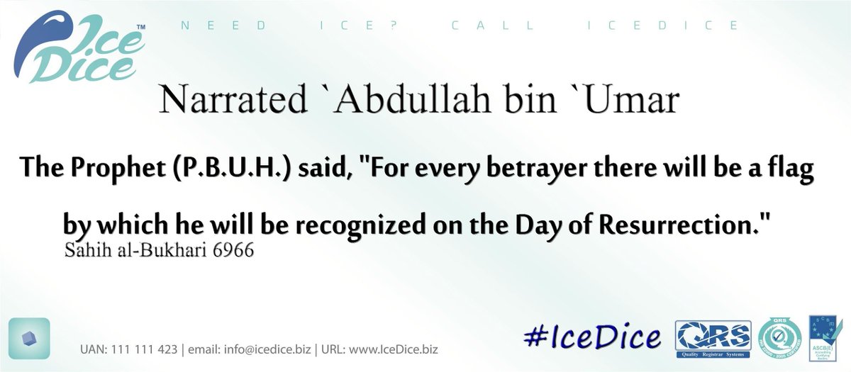 IceDicecompk's tweet photo. #Hadith: About #Betrayer and the Day of Resurrection.
#Lahore - #IceDice https://t.co/dTqHW0FtPu