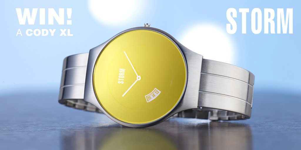 #Competition time! #Win a <a href="/STORMLondon/">STORM Watches</a> Cody XL watch. Just follow <a href="/STORMLondon/">STORM Watches</a> and RT to win! 
#FSxSTORM #prize #prizedraw #giveaway