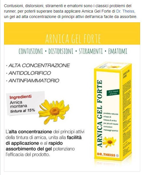 Contusioni, distorsioni e stiramenti? Superali applicando Arnica Gel Forte di Dr. Theiss, un gel ricco di principi attivi dell'arnica.