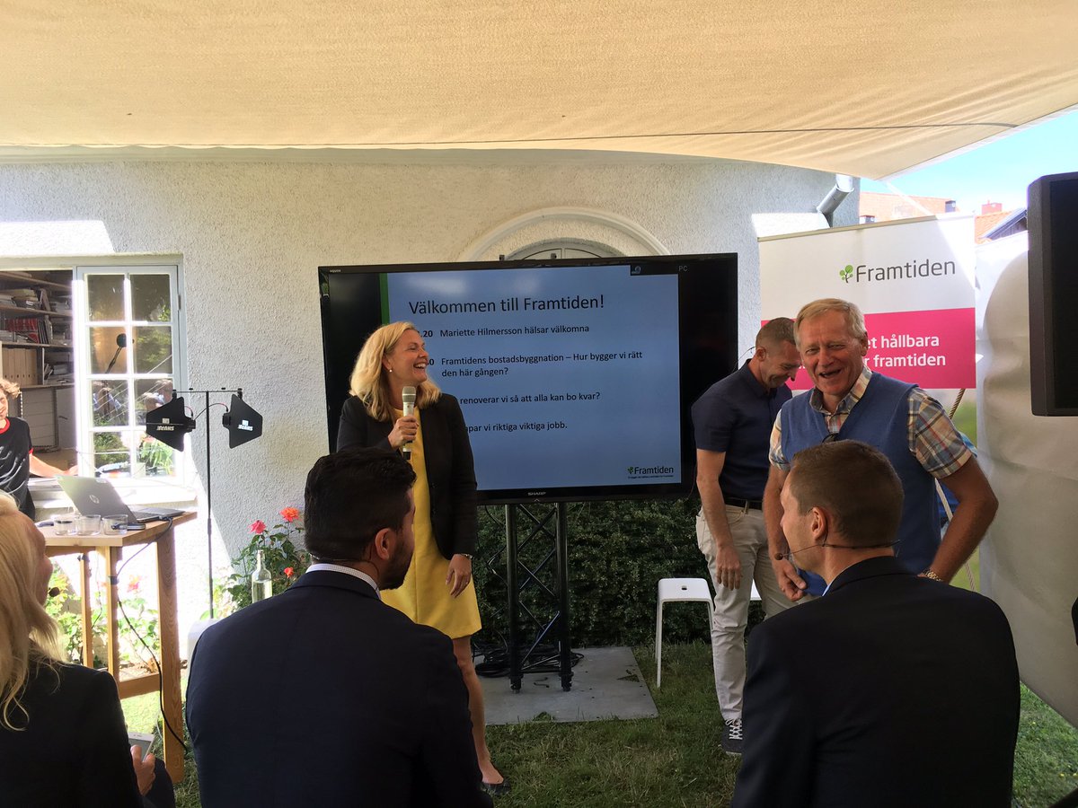 UOstermark's tweet photo. Välkommen till #framtiden - seminarium i Almedalen om ökad nyproduktion i Göteborg, varsam renovering och sociala satsningar i ytterområden https://t.co/q4N6OQhtdY