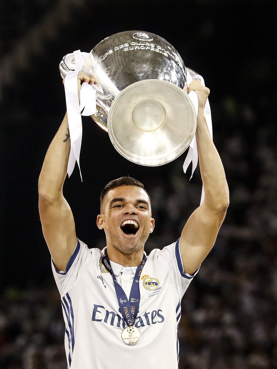 Pepe at Real Madrid ??? Liga ?? UCL? Copa del Rey ?? UEFA Super Cup